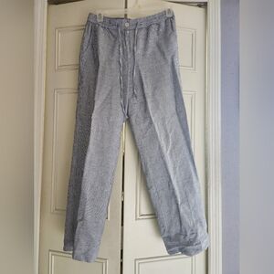 Womens Blue Striped Pants